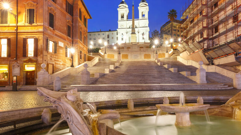 arrivare a piazza di spagna